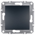 EPH0100171 Одноклавишный выключатель Asfora IP20. Цвет Антрацит