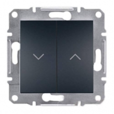 EPH1300171 Вимикач для жалюзі Asfora IP20. Колір Антрацит