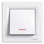 EPH1400121 Выключатель с подсветкой Asfora IP20. Цвет Белый