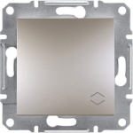 EPH1500161 Переключатель с подсветкой Asfora IP20. Цвет Алюминий