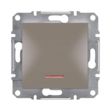 EPH1500169 Переключатель с подсветкой Asfora IP20. Цвет Бронза