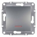 EPH1400162 Выключатель с подсветкой Asfora IP20. Цвет Сталь