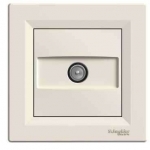 EPH3200123 TV розетка концевая 1 dB Asfora. Цвет Кремовый