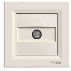 EPH3200123 TV розетка концевая 1 dB Asfora. Цвет Кремовый