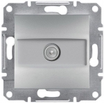 EPH3200161 TV розетка концевая 1 dB Asfora. Цвет Алюминий