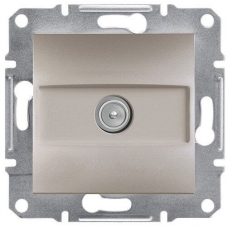 EPH3200269 TV розетка проходная 4 dB Asfora. Цвет Бронза