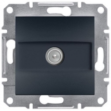 EPH3200271 TV розетка проходная 4 dB Asfora. Цвет Антрацит