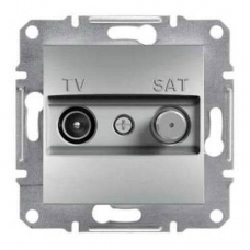 EPH3400261 Розетка TV-SAT проходная 4 dB Asfora. Цвет Алюминий