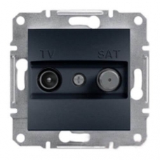 EPH3400171 Розетка TV-SAT концевая 1 dB Asfora. Цвет Антрацит