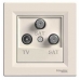 EPH3600123 Розетка TV-SAT-SAT концевая 1 dB Asfora. Цвет Кремовый