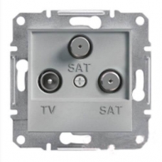 EPH3600161 Розетка TV-SAT-SAT концевая 1 dB Asfora. Цвет Алюминий