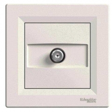 EPH3700123 Розетка SAT концевая 1 dB Asfora. Цвет Кремовый