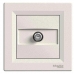 EPH3700123 Розетка SAT концевая 1 dB Asfora. Цвет Кремовый