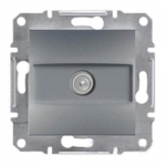 EPH3700262 Розетка SAT проходная 4 dB Asfora. Цвет Сталь