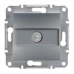 EPH3700162 Розетка SAT концевая 1 dB Asfora. Цвет Сталь