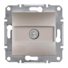 EPH3700169 Розетка SAT концевая 1 dB Asfora. Цвет Бронза