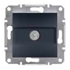 EPH3700171 Розетка SAT концевая 1 dB Asfora. Цвет Антрацит