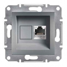 EPH5000162 Розетка компьютерная экранированная кат.5е STP Asfora. Цвет Сталь