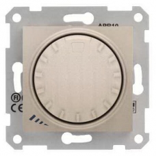 Диммер универсальный поворотно-нажимной Sedna. Цвет "Титан" (SDN2201168)