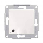 SDN3100323 Розетка IP44 с крышкой и защитными шторками Sedna. Цвет "Слоновая кость"