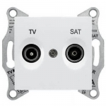 SDN3401921 Розетка ТV/SAT проходная 4 dB Sedna. Цвет Белый